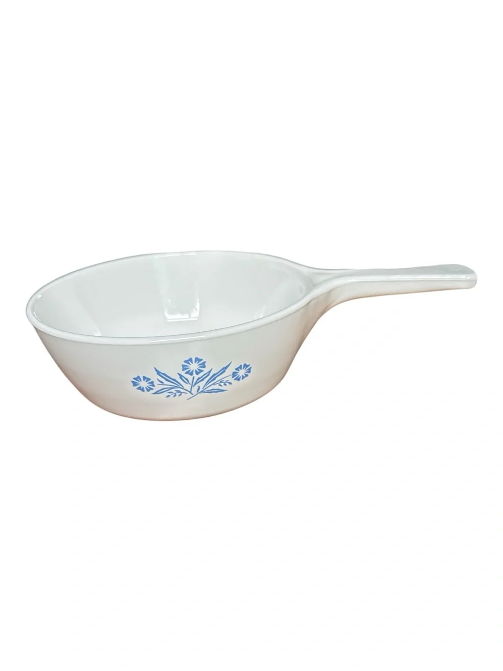Vintage Corning Ware Blue Cornflower 1 Pt Saucepan Skillet P-81-B Milk Glass